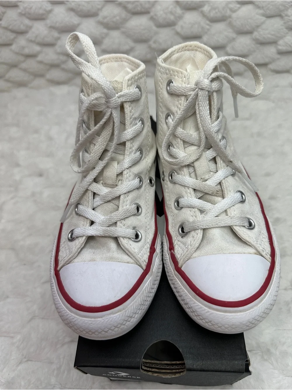 Converse Classic White High-Top Sneakers Size 12